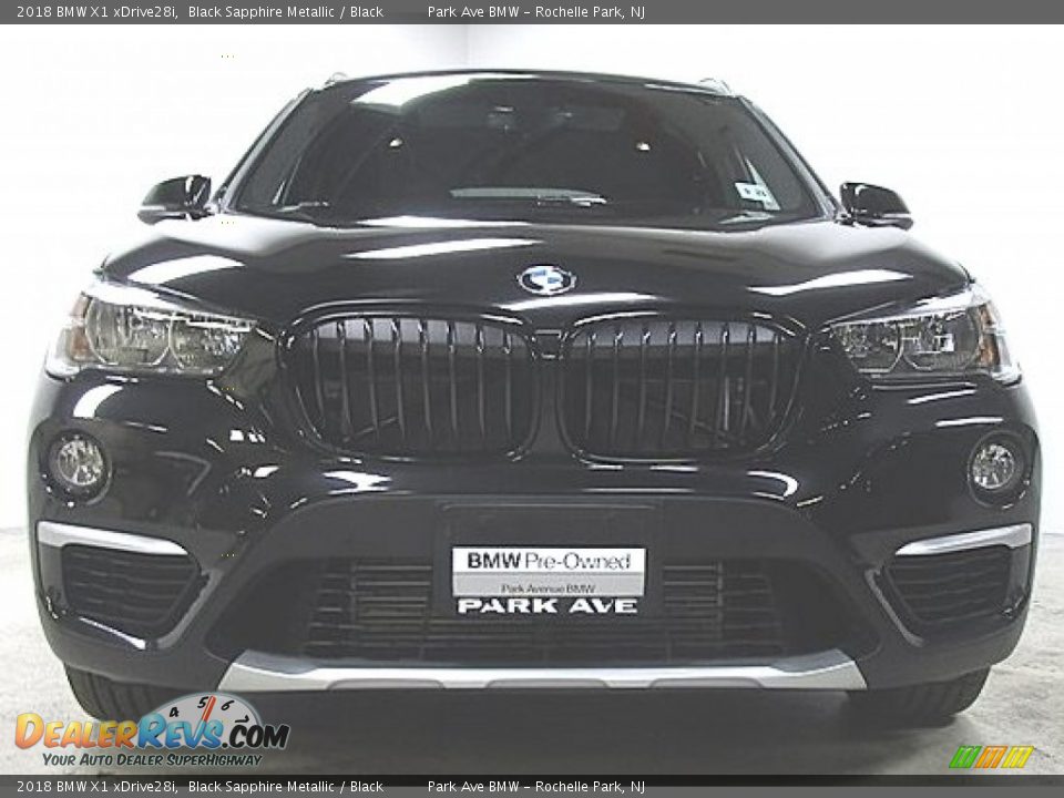 2018 BMW X1 xDrive28i Black Sapphire Metallic / Black Photo #6