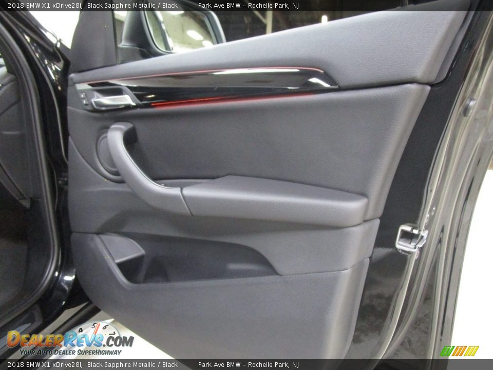 2018 BMW X1 xDrive28i Black Sapphire Metallic / Black Photo #13