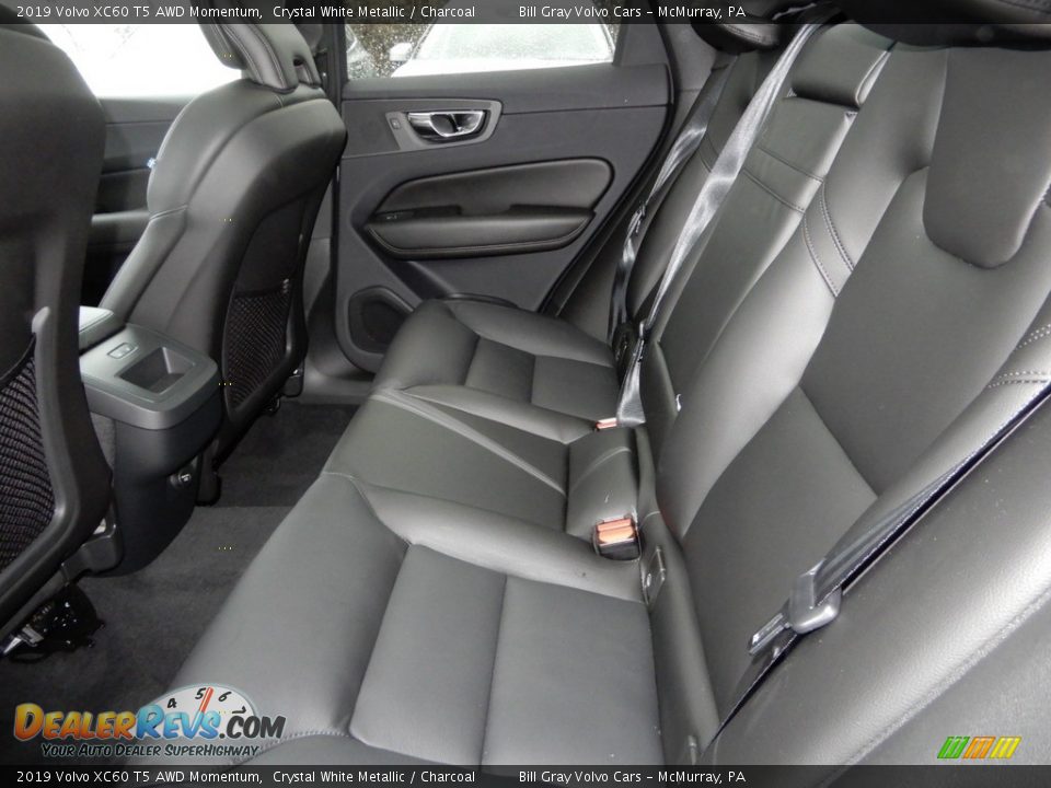 Rear Seat of 2019 Volvo XC60 T5 AWD Momentum Photo #8