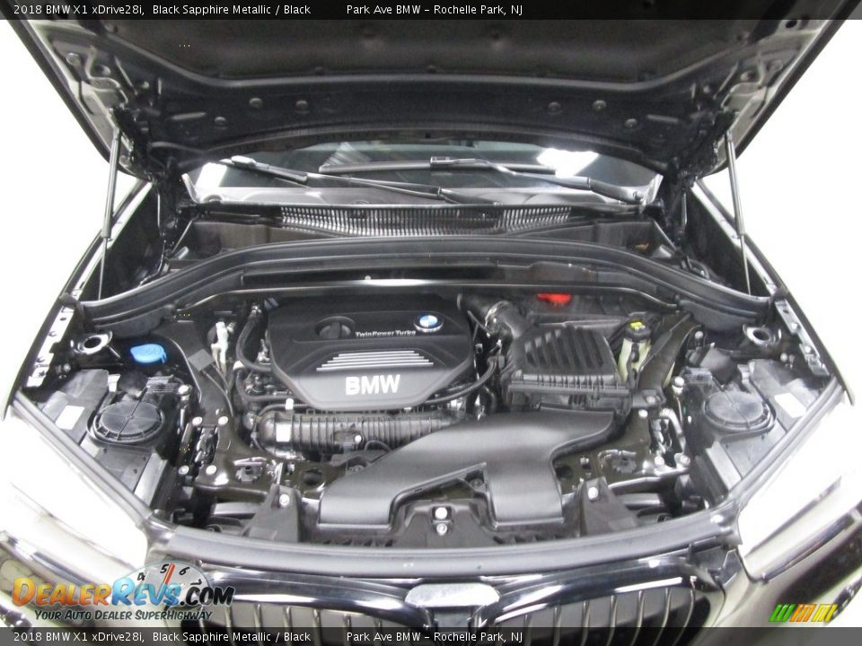 2018 BMW X1 xDrive28i Black Sapphire Metallic / Black Photo #28