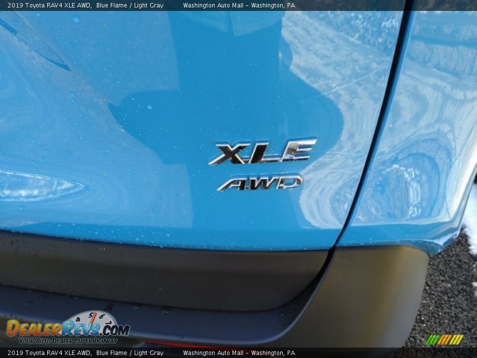 2019 Toyota RAV4 XLE AWD Blue Flame / Light Gray Photo #5