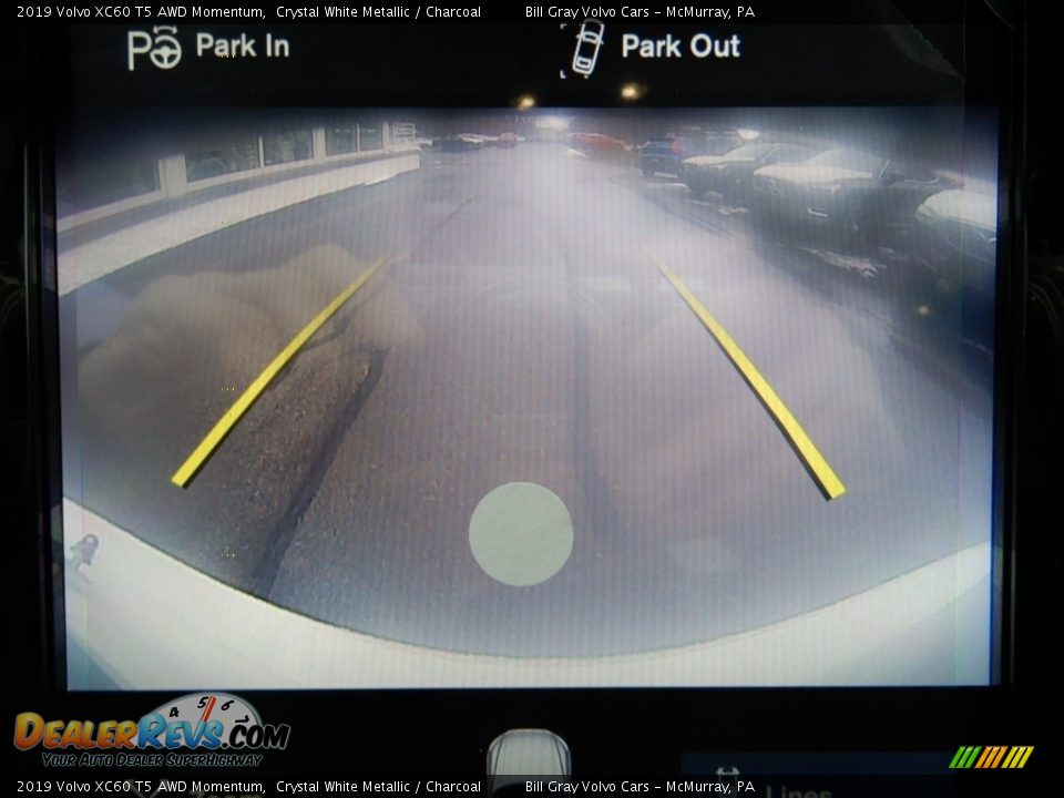2019 Volvo XC60 T5 AWD Momentum Crystal White Metallic / Charcoal Photo #14
