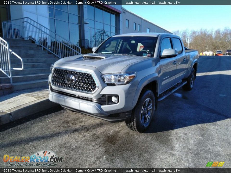 2019 Toyota Tacoma TRD Sport Double Cab 4x4 Cement Gray / TRD Graphite Photo #2