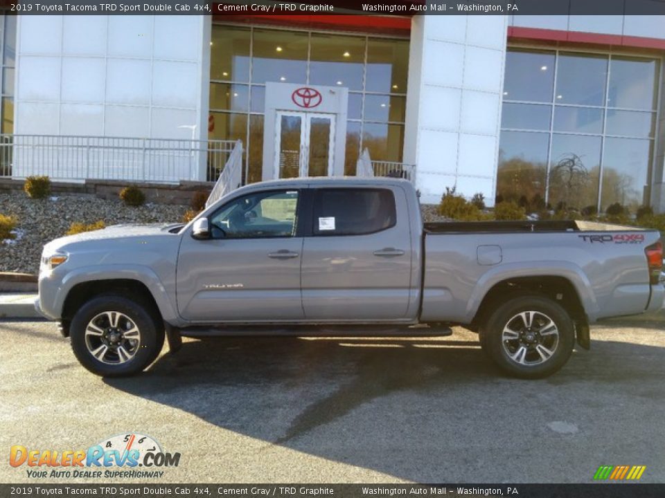 2019 Toyota Tacoma TRD Sport Double Cab 4x4 Cement Gray / TRD Graphite Photo #3