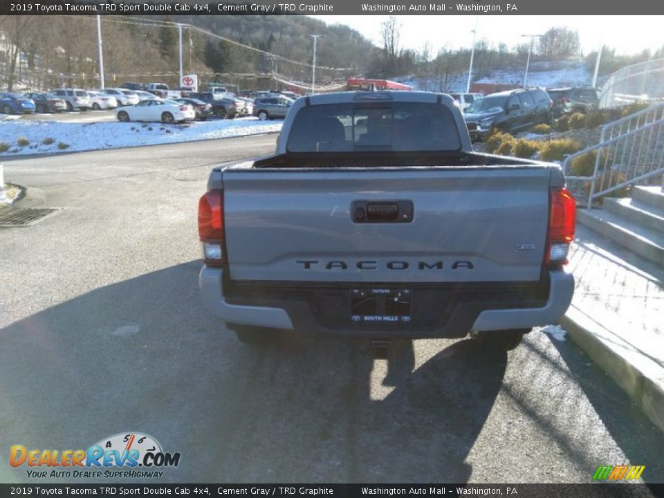 2019 Toyota Tacoma TRD Sport Double Cab 4x4 Cement Gray / TRD Graphite Photo #5