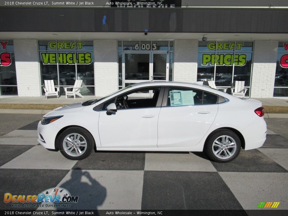 2018 Chevrolet Cruze LT Summit White / Jet Black Photo #1