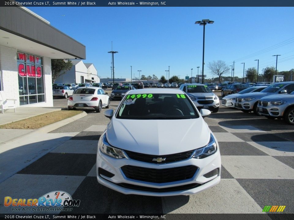 2018 Chevrolet Cruze LT Summit White / Jet Black Photo #2
