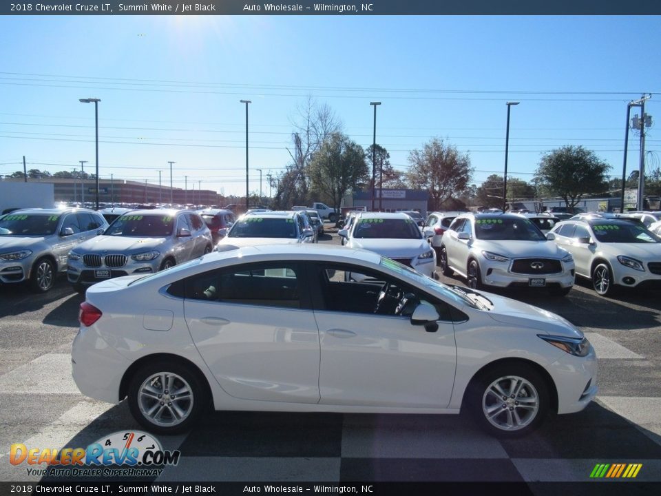 2018 Chevrolet Cruze LT Summit White / Jet Black Photo #3