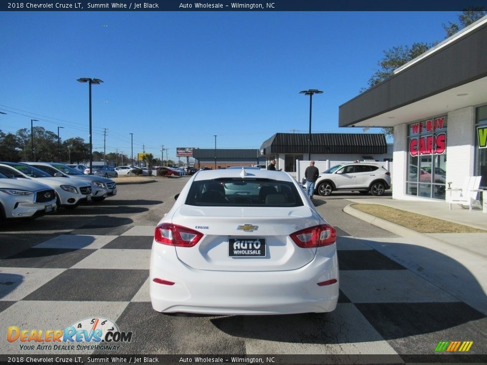 2018 Chevrolet Cruze LT Summit White / Jet Black Photo #4