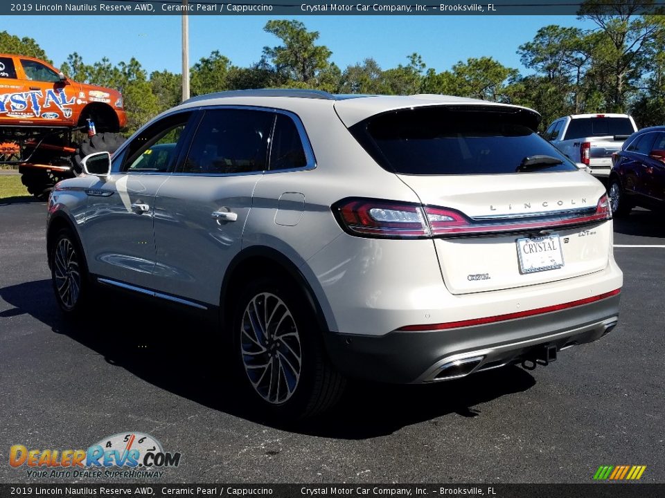 2019 Lincoln Nautilus Reserve AWD Ceramic Pearl / Cappuccino Photo #3