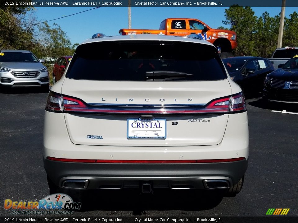 2019 Lincoln Nautilus Reserve AWD Ceramic Pearl / Cappuccino Photo #4