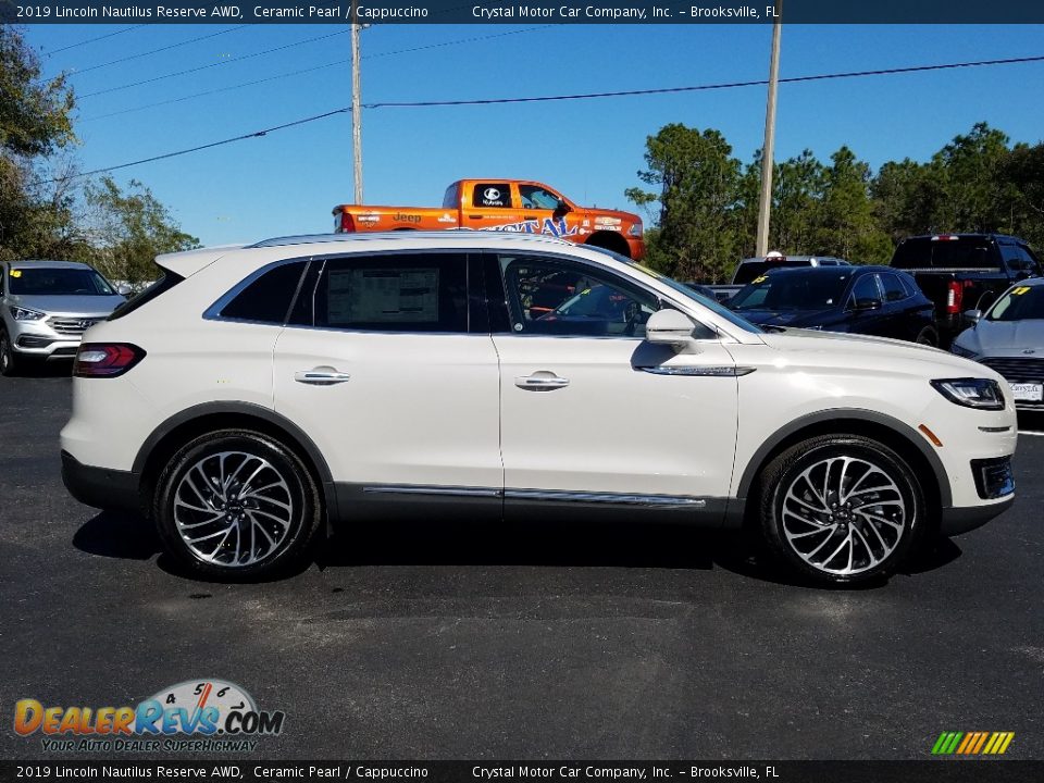 2019 Lincoln Nautilus Reserve AWD Ceramic Pearl / Cappuccino Photo #6