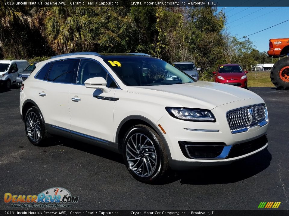 Ceramic Pearl 2019 Lincoln Nautilus Reserve AWD Photo #7