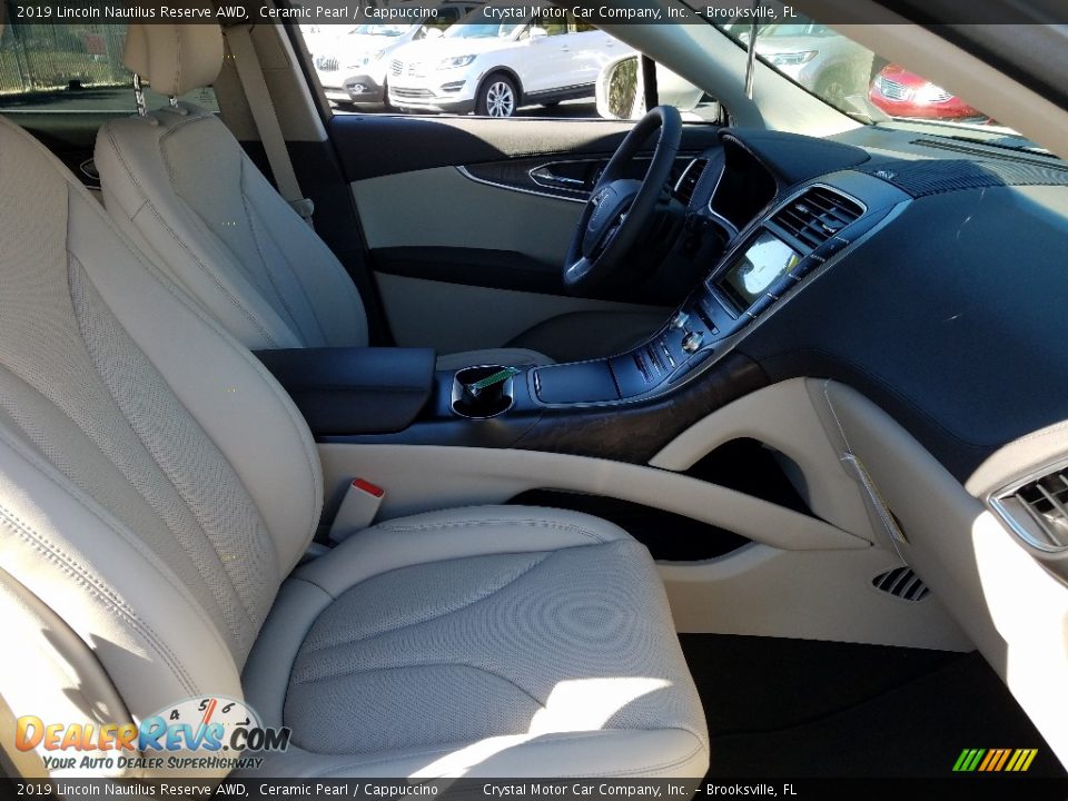 2019 Lincoln Nautilus Reserve AWD Ceramic Pearl / Cappuccino Photo #12