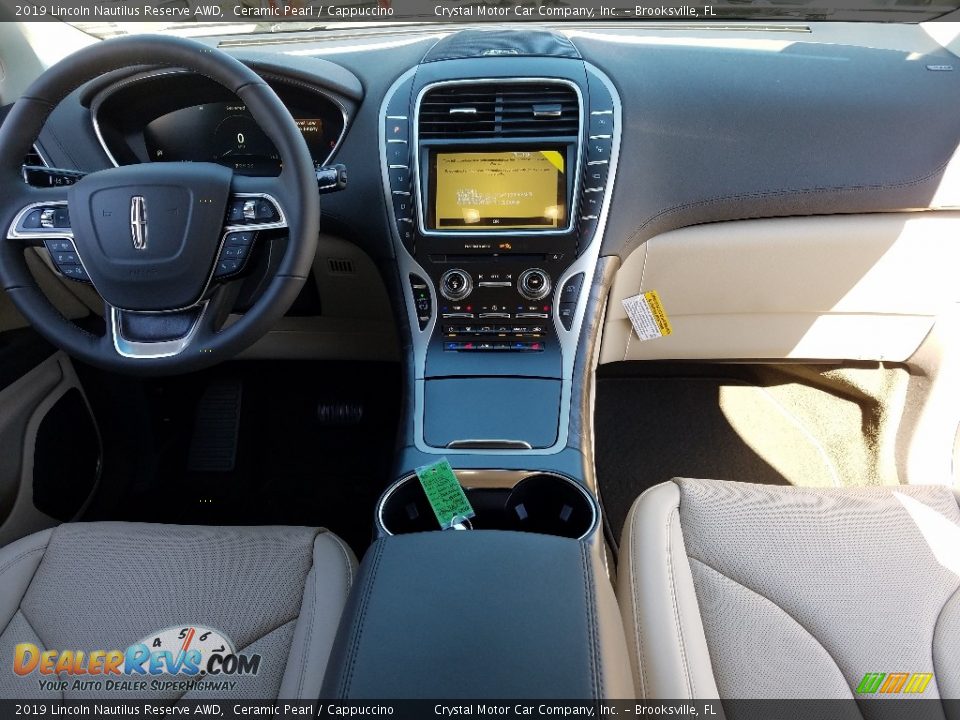 2019 Lincoln Nautilus Reserve AWD Ceramic Pearl / Cappuccino Photo #13
