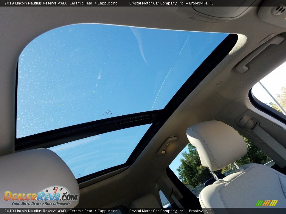2019 Lincoln Nautilus Reserve AWD Ceramic Pearl / Cappuccino Photo #18