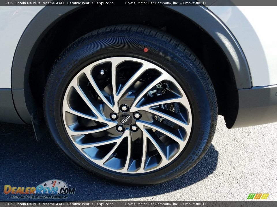 2019 Lincoln Nautilus Reserve AWD Ceramic Pearl / Cappuccino Photo #20