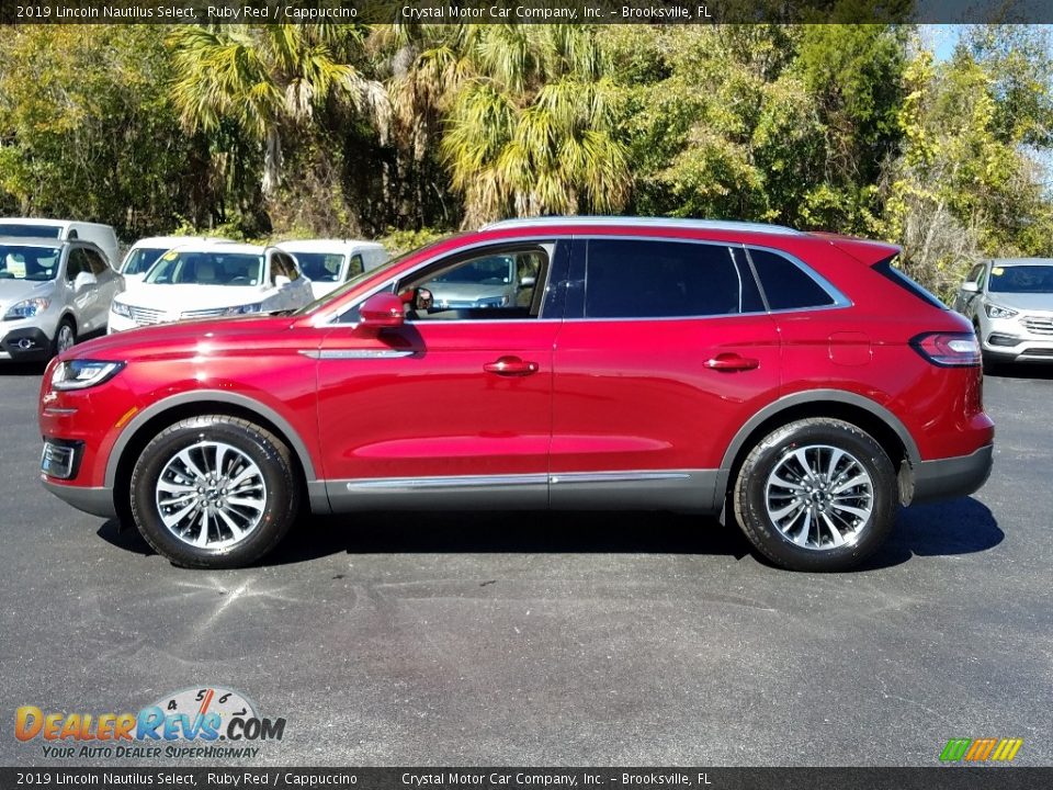2019 Lincoln Nautilus Select Ruby Red / Cappuccino Photo #2