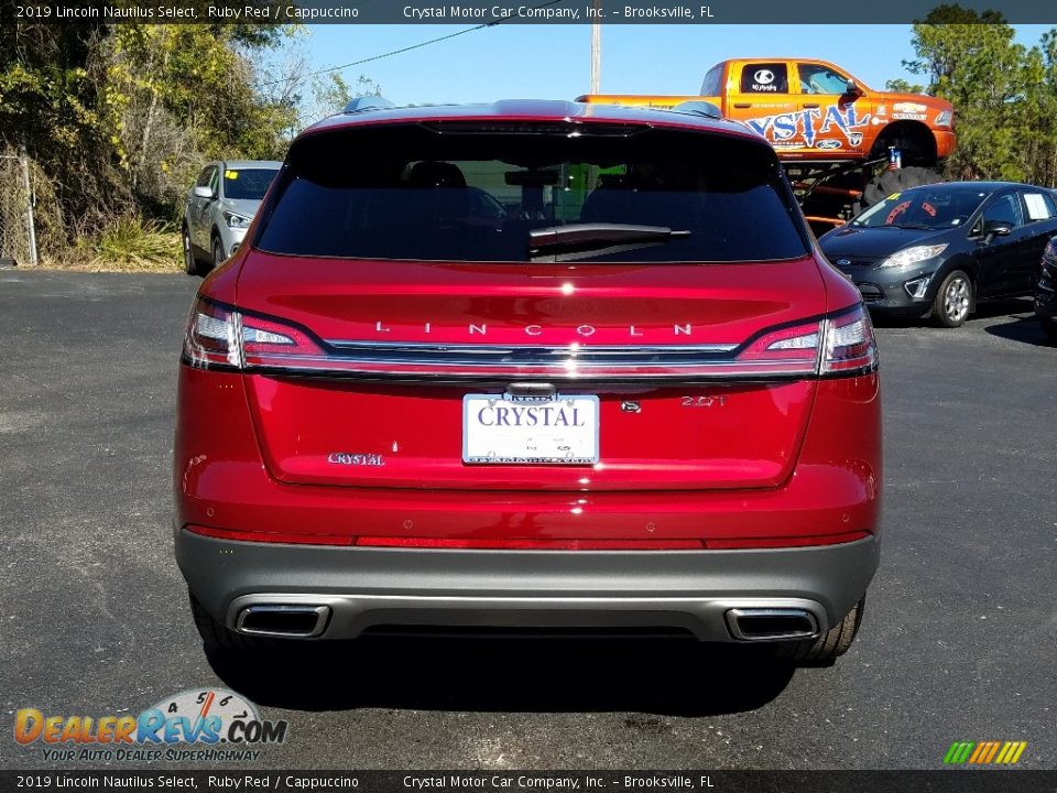 2019 Lincoln Nautilus Select Ruby Red / Cappuccino Photo #4