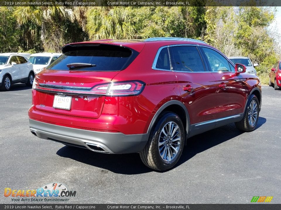 2019 Lincoln Nautilus Select Ruby Red / Cappuccino Photo #5