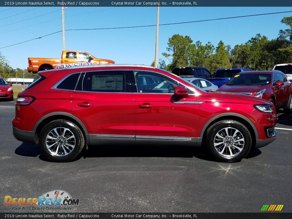 2019 Lincoln Nautilus Select Ruby Red / Cappuccino Photo #6