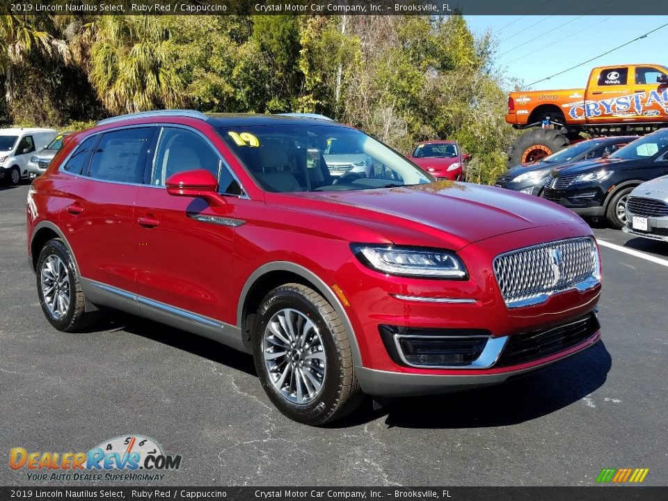 2019 Lincoln Nautilus Select Ruby Red / Cappuccino Photo #7