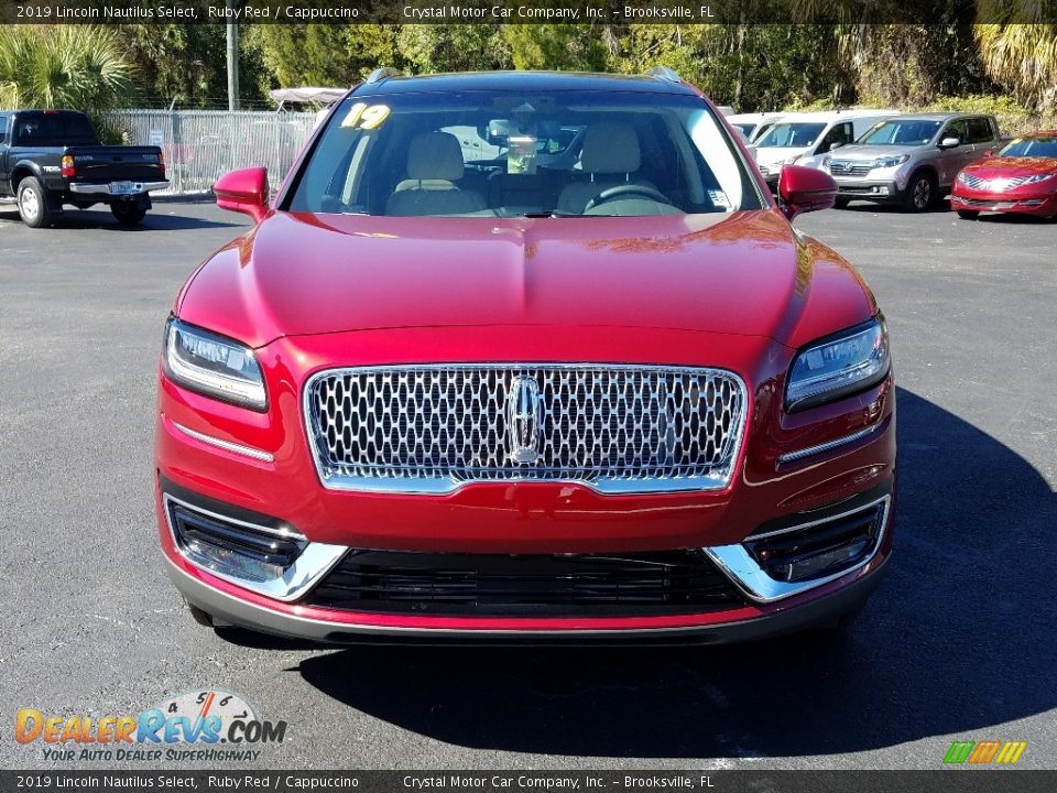 2019 Lincoln Nautilus Select Ruby Red / Cappuccino Photo #8