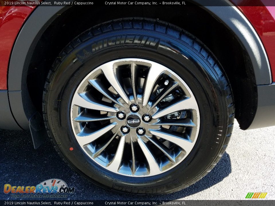 2019 Lincoln Nautilus Select Ruby Red / Cappuccino Photo #20