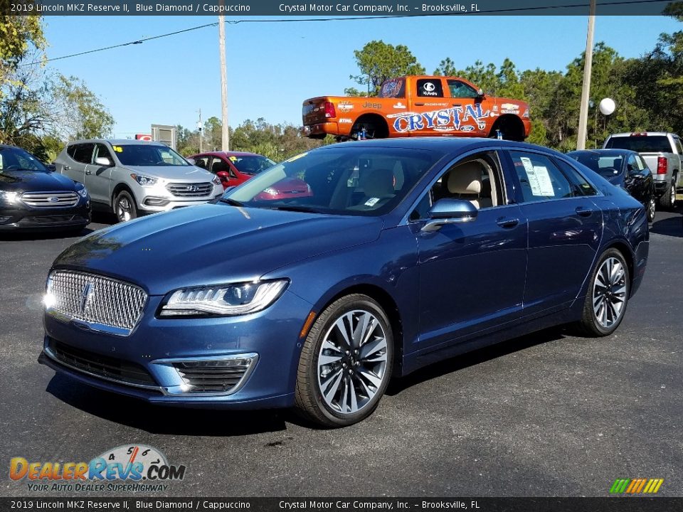 2019 Lincoln MKZ Reserve II Blue Diamond / Cappuccino Photo #1
