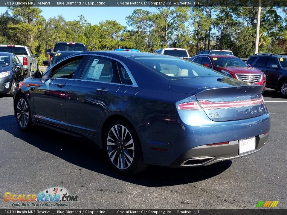2019 Lincoln MKZ Reserve II Blue Diamond / Cappuccino Photo #3