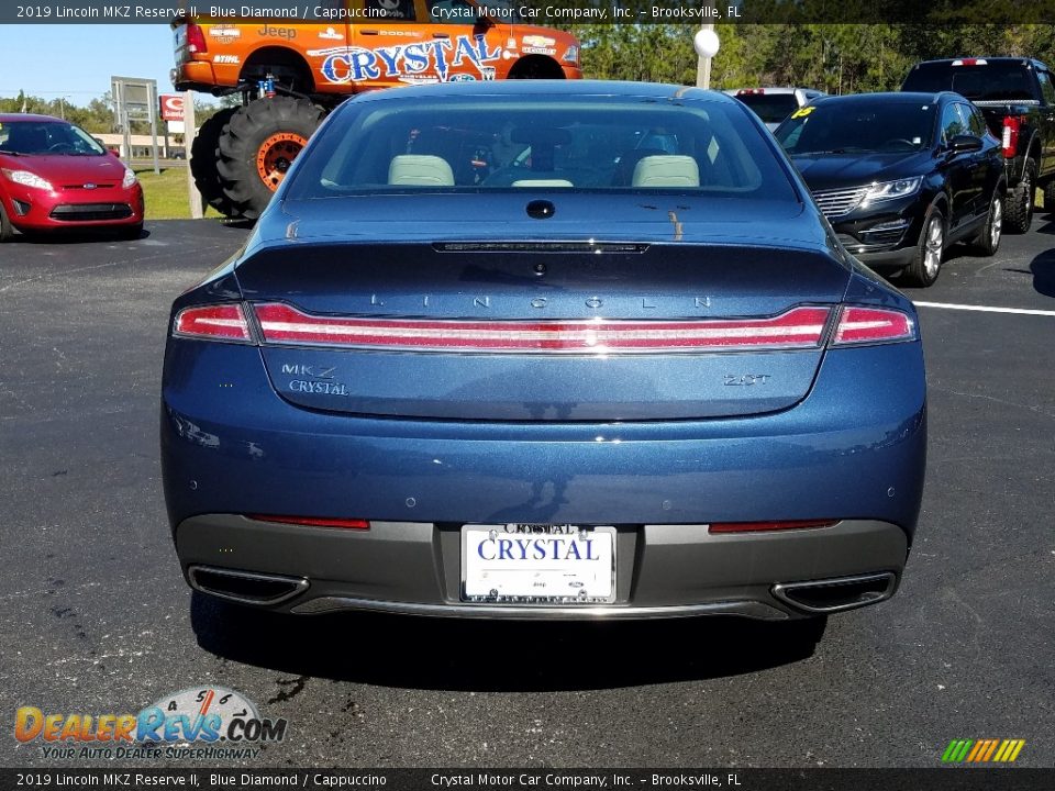 2019 Lincoln MKZ Reserve II Blue Diamond / Cappuccino Photo #4