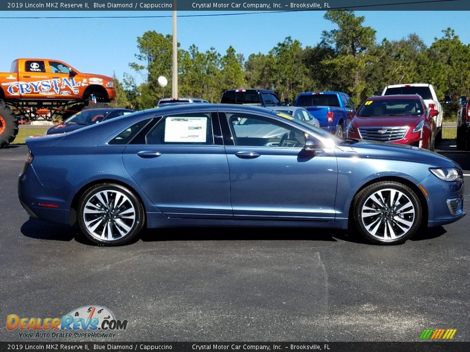 2019 Lincoln MKZ Reserve II Blue Diamond / Cappuccino Photo #6