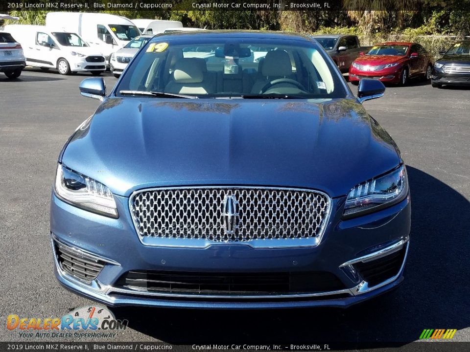 2019 Lincoln MKZ Reserve II Blue Diamond / Cappuccino Photo #8