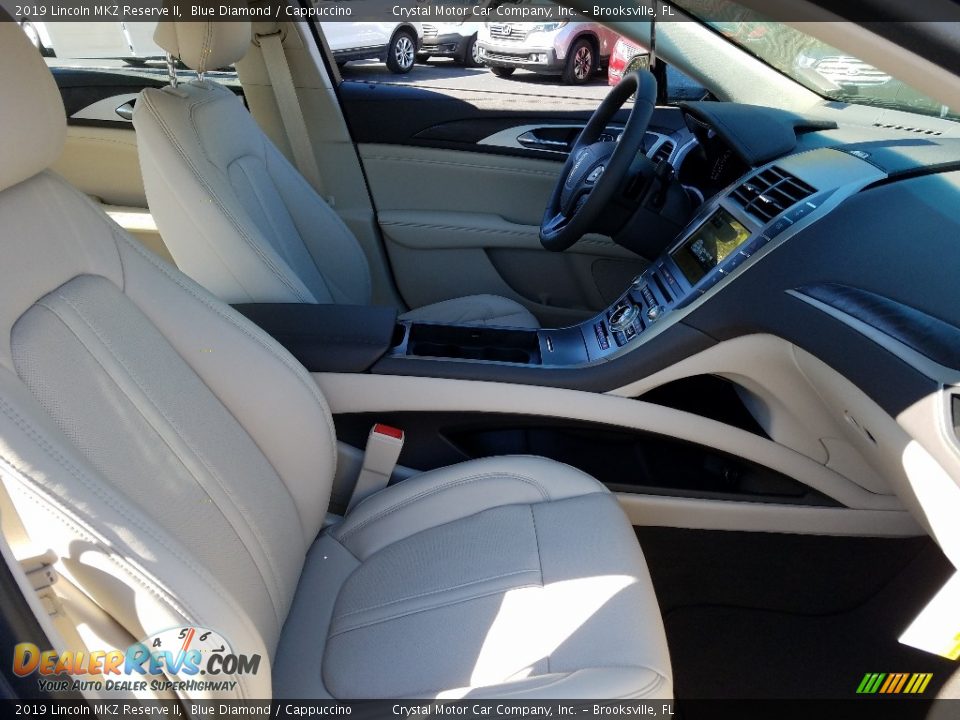 2019 Lincoln MKZ Reserve II Blue Diamond / Cappuccino Photo #12
