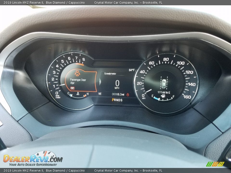 2019 Lincoln MKZ Reserve II Gauges Photo #14
