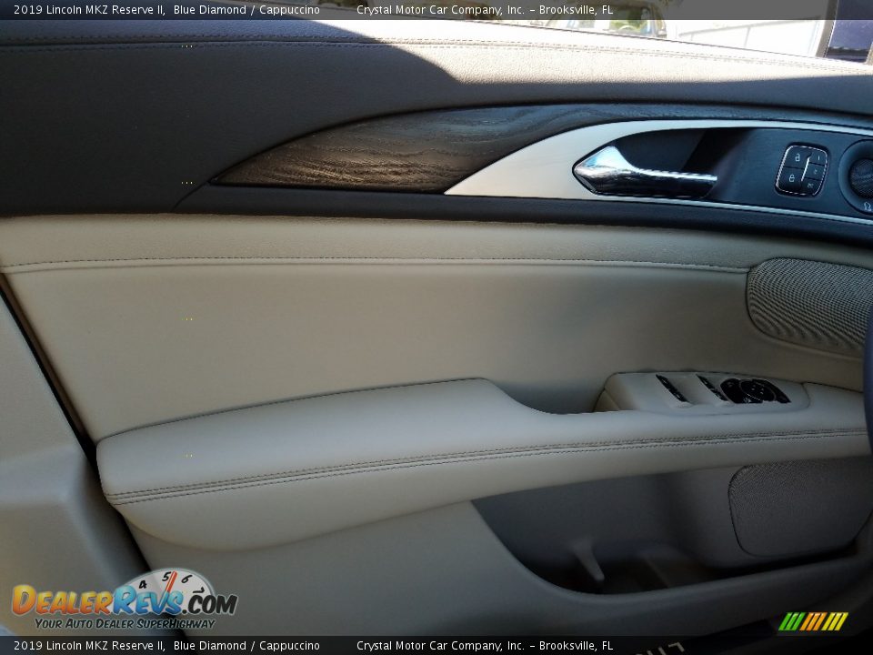 2019 Lincoln MKZ Reserve II Blue Diamond / Cappuccino Photo #17