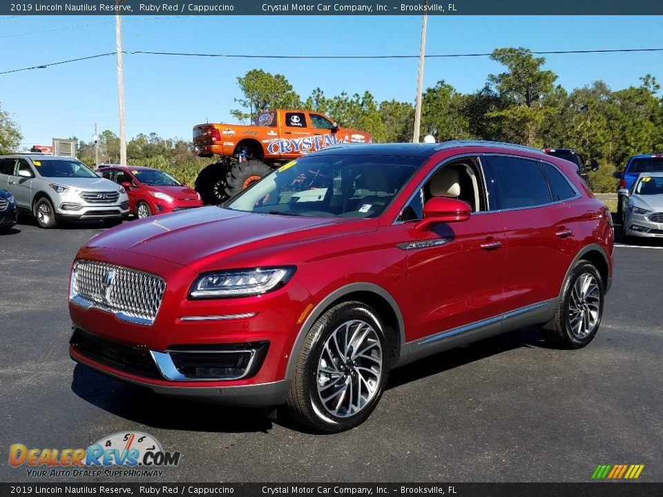 2019 Lincoln Nautilus Reserve Ruby Red / Cappuccino Photo #1