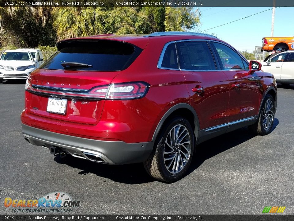 2019 Lincoln Nautilus Reserve Ruby Red / Cappuccino Photo #5