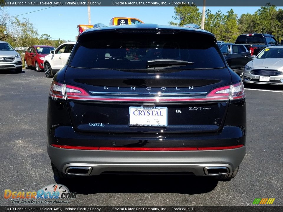 2019 Lincoln Nautilus Select AWD Infinite Black / Ebony Photo #4