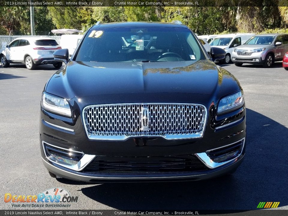 2019 Lincoln Nautilus Select AWD Infinite Black / Ebony Photo #8