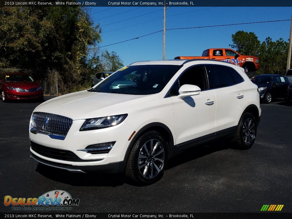 2019 Lincoln MKC Reserve White Platinum / Ebony Photo #1