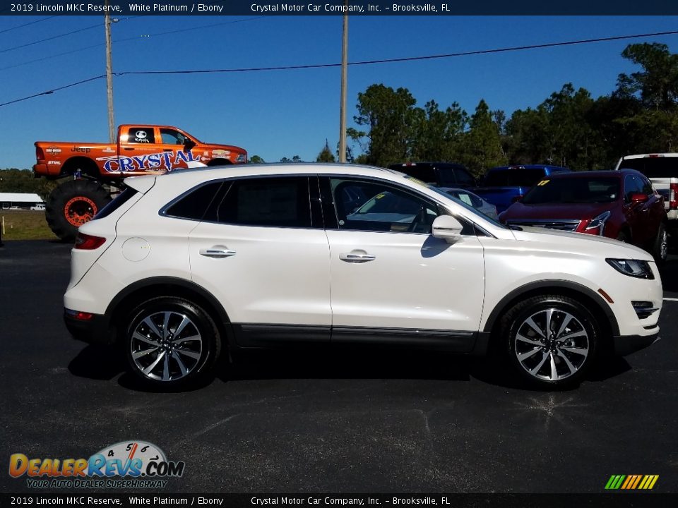 2019 Lincoln MKC Reserve White Platinum / Ebony Photo #6