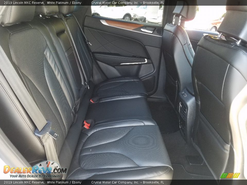 2019 Lincoln MKC Reserve White Platinum / Ebony Photo #11