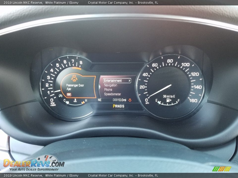 2019 Lincoln MKC Reserve White Platinum / Ebony Photo #14