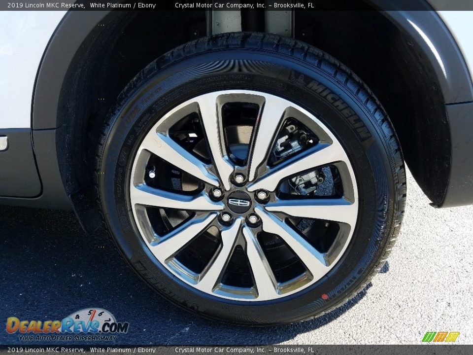 2019 Lincoln MKC Reserve White Platinum / Ebony Photo #20