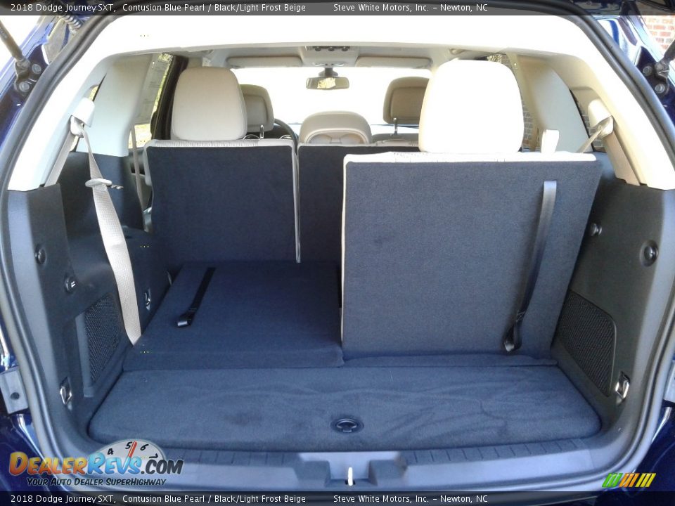 2018 Dodge Journey SXT Contusion Blue Pearl / Black/Light Frost Beige Photo #14