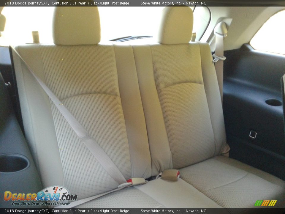 2018 Dodge Journey SXT Contusion Blue Pearl / Black/Light Frost Beige Photo #15