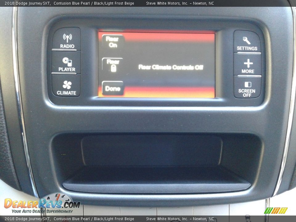 2018 Dodge Journey SXT Contusion Blue Pearl / Black/Light Frost Beige Photo #26