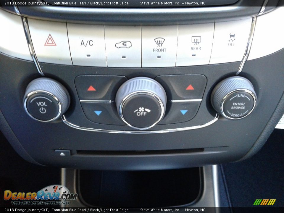 2018 Dodge Journey SXT Contusion Blue Pearl / Black/Light Frost Beige Photo #27