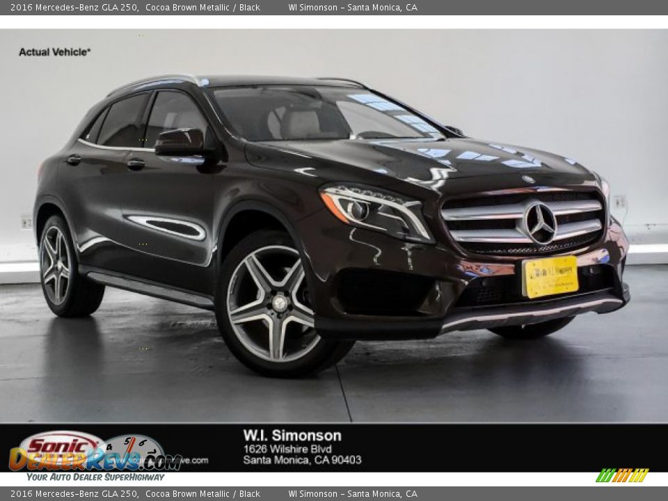 2016 Mercedes-Benz GLA 250 Cocoa Brown Metallic / Black Photo #1